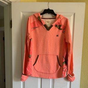 XL Realtree Girl Pink Camo Hoodie